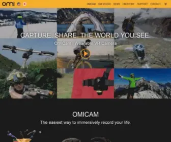 Omicam.com(Wearable VR Camera) Screenshot