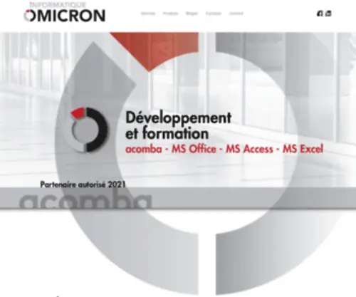 Omicron.biz(Informatique Omicron) Screenshot