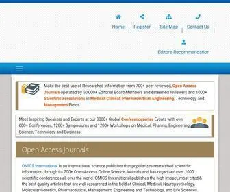 Omicsgroup.org(OMICS International) Screenshot
