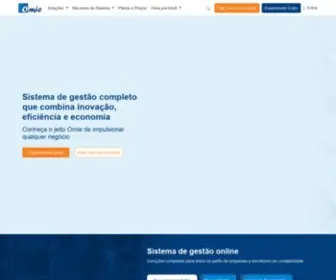 Omie.com.br(Sistema de Gestão ERP Online) Screenshot