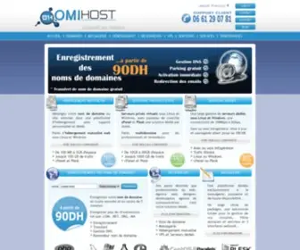 Omihost.com(Hebergement Web Maroc) Screenshot