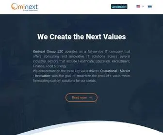 Ominext.com(Ominext は日本) Screenshot