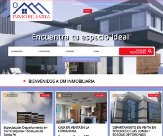 Ominmobiliaria.mx(OM INMOBILIARIA) Screenshot