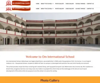 Ominternationalschoolnbr.com(Om International School) Screenshot