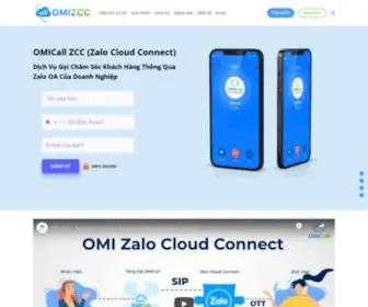 Omizcc.com(Zalo Cloud Connect (ZCC)) Screenshot