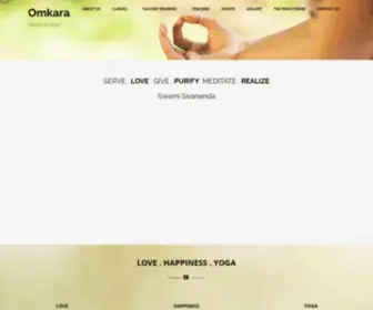 Omkaralebanon.com(House of Yoga) Screenshot