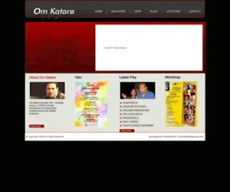 Omkatare.com(Om Katare Official Website) Screenshot