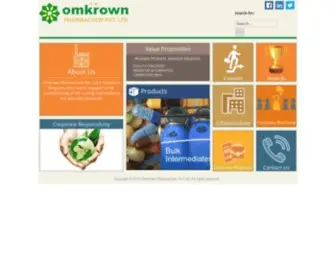 Omkrown.com(Omkrown Pharmachem Pvt Ltd) Screenshot