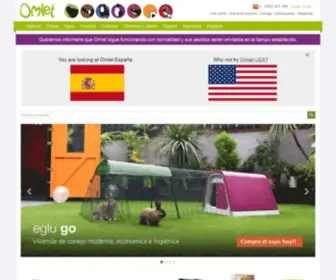 Omlet.es(Productos excepcionales para mascotas diseñados para fortalecer tu vínculo con ellas) Screenshot