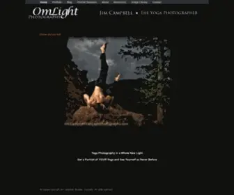 Omlightphotography.com(Yoga Portraits and Photography by Jim Campbell) Screenshot