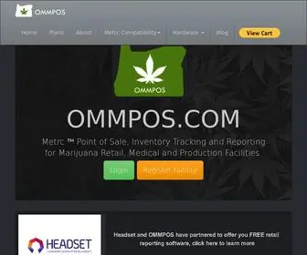 Ommpos.com(METRC Marijuana Retail Dispensary POS Management System) Screenshot