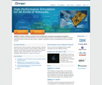 Omnest.com(OMNEST Network Simulation Framework) Screenshot