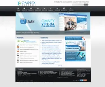 Omnexsystems.com(Omnex systems) Screenshot