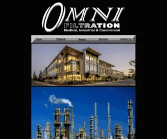 Omni-Filtration.com(Chemical & Air Filtration Systems) Screenshot