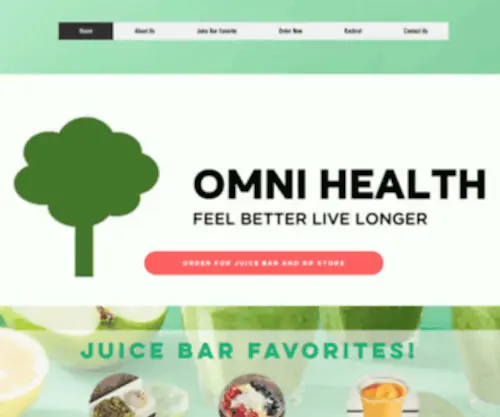 Omni-Health.com(Home) Screenshot