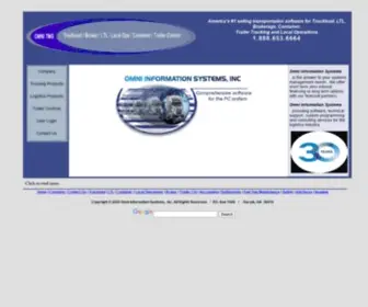 Omni-Info.com(Let us show you solutions for your Trucking software needs. Omni) Screenshot