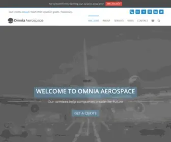 Omniaaerospace.com(Omnia Aerospace) Screenshot