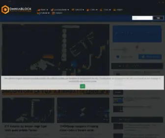 Omniablock.com(News, Analisi sul mondo di Bitcoin e Criptovalute) Screenshot