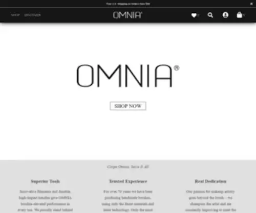 Omniabrush.com(OMNIA® Brush) Screenshot