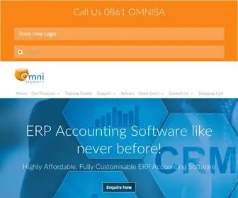 Omniaccounts.co.za(Accounting software) Screenshot