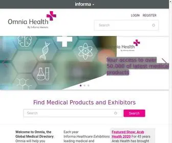 Omniagmd.com(Omnia Global Medical Directory) Screenshot