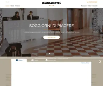 Omniahotel.com(Scopri l’offerta del nostro Hotel a Noventa) Screenshot