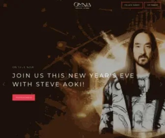 Omnianightclub.com(Best Nightclub in Las Vegas) Screenshot