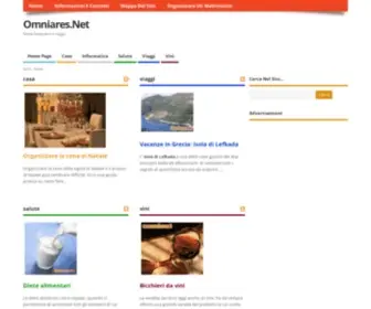 Omniares.net(Salute benessere e viaggi) Screenshot