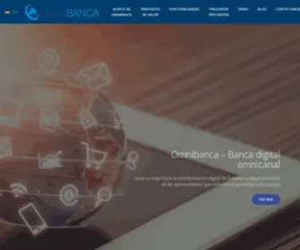 Omnibanca.com(Plataforma Bancaria y Software bancario) Screenshot