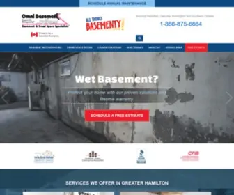 Omnibasementsystems.com(Omnibasementsystems) Screenshot