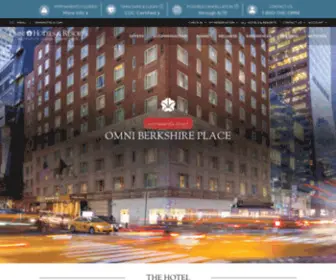 Omniberkshireplace.com(Omni Berkshire Place) Screenshot