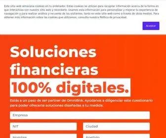 Omnibnk.co(OmniBnk Colombia) Screenshot