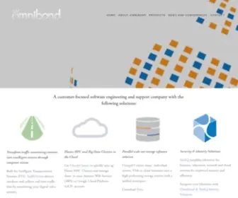 Omnibond.com(Omnibond is an software engineering and support company) Screenshot