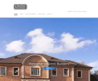 Omnibuilders.com(Omni Builders) Screenshot