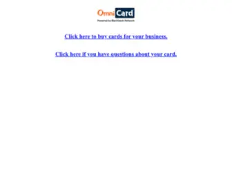 Omnicard.com(Visa, MasterCard & Discover Reward Cards) Screenshot