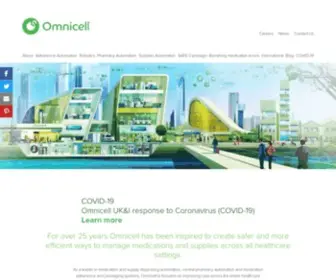 Omnicell.co.uk(Innovative Medication Management & Pharmacy Solutions) Screenshot