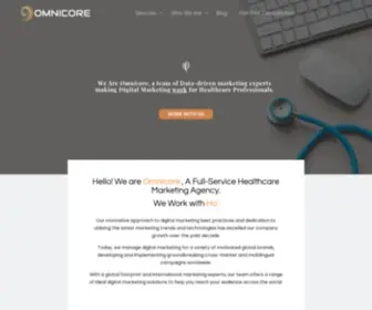 Omnicoreagency.com(Healthcare Digital Marketing Agency) Screenshot