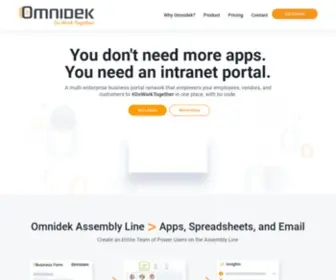 Omnidek.com(A Business Portal for Your Employees) Screenshot