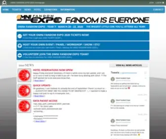 Omniexpo.com(OMNI FANDOM EXPO) Screenshot
