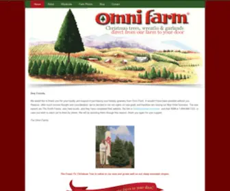 Omnifarm.com(Mail Order Christmas Trees) Screenshot