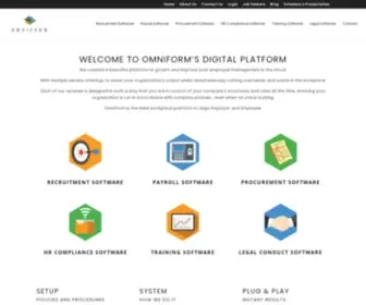 Omniform.co.za(Employee Management Sofware) Screenshot