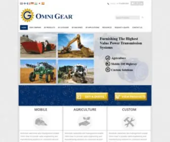 Omnigear.com(Agricultural & Construction Equipment Manufacturers) Screenshot