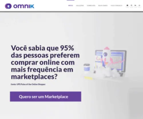 Omnik.com.br(Plataforma de Marketplace 100% SaaS e White Label) Screenshot