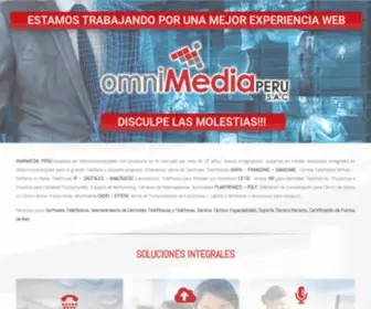 Omnimediaperu.com(Cableado estructurado) Screenshot