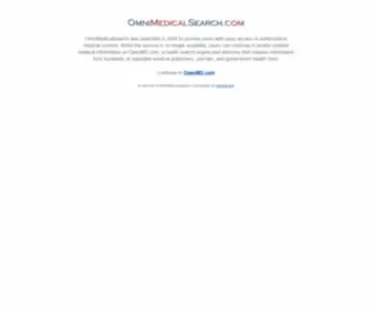 Omnimedicalsearch.com(OmniMedicalSearch) Screenshot