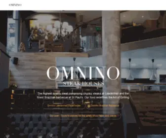 Omninorestaurants.com(Omnino Restaurants) Screenshot