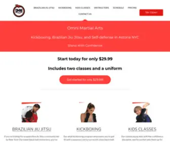 Omninyc.com(Modern Martial Arts Astoria) Screenshot