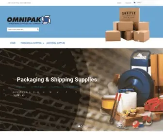 Omnipak.com(Shipping supplies) Screenshot