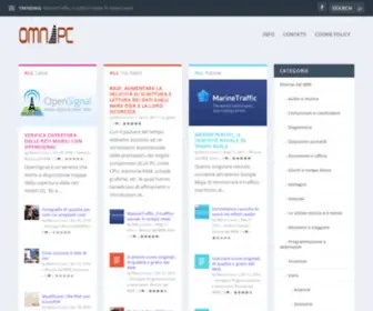 Omnipc.it(Propone un elenco sempre aggiornato di applicazioni web suddiviso in categorie) Screenshot