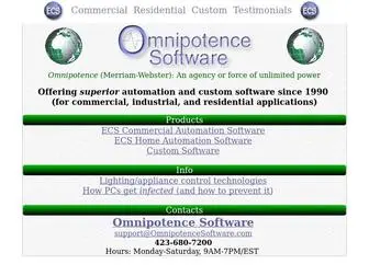 Omnipotencesoftware.com(Superior building automation software) Screenshot